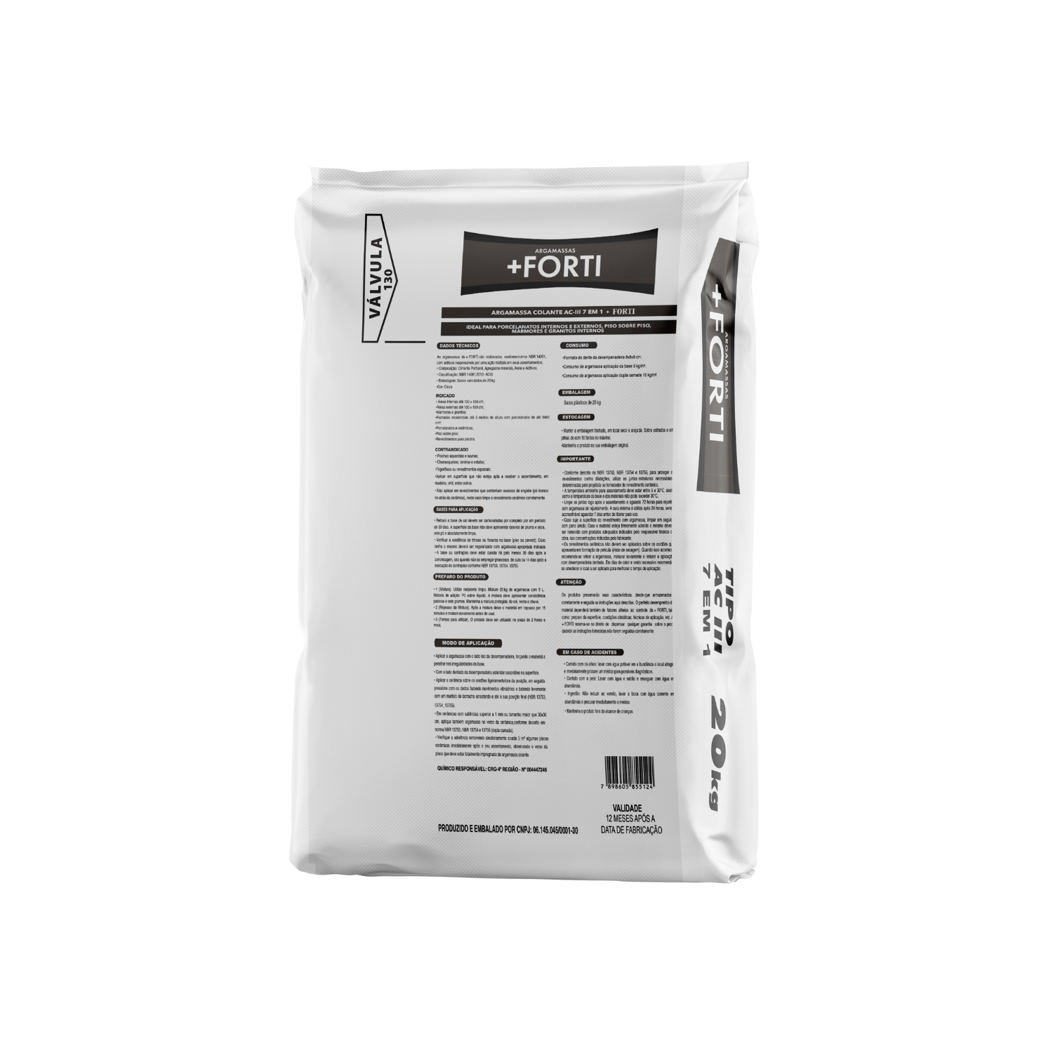 COSTAS +FORTI - ACIII 7X1 CINZA